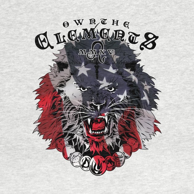 OTE patriotic Lion by OwnTheElementsClothing